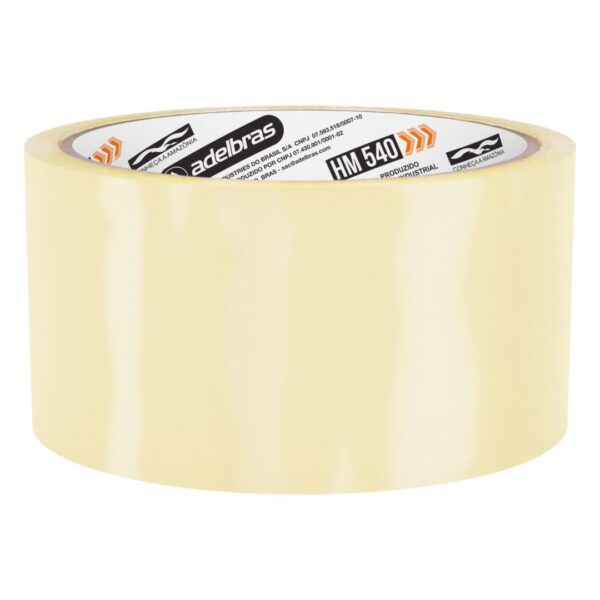 Cinta Adhesiva Hot Melt Transparente 540 Adelbras 48x40 Torre x4 rollos - Imagen 2
